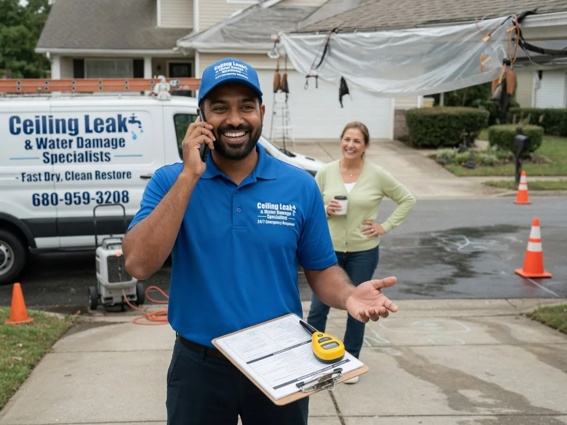 Ceiling Leak Cleanup Beallsville, MD FAQs